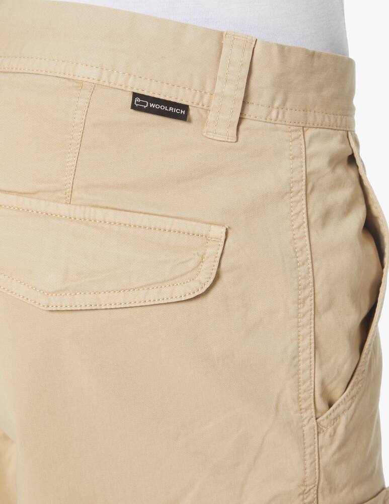 rinascente Woolrich Washed cargo short - beige