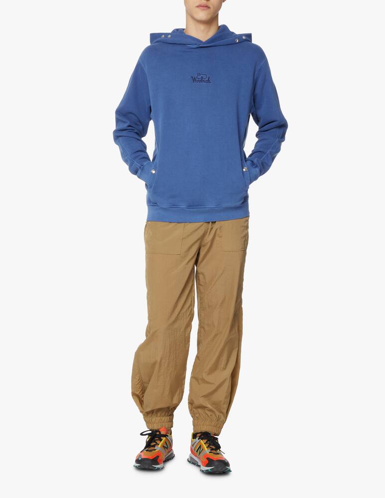 rinascente Woolrich Washed hoodie - blue