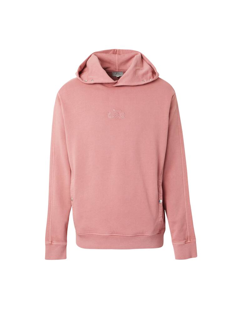 rinascente Woolrich Washed hoodie - pink