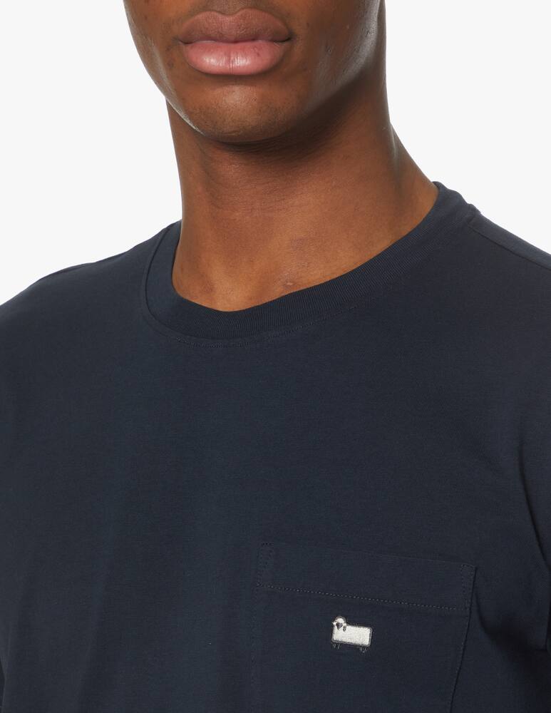 rinascente Woolrich Sheep and pocket t-shirt - blue