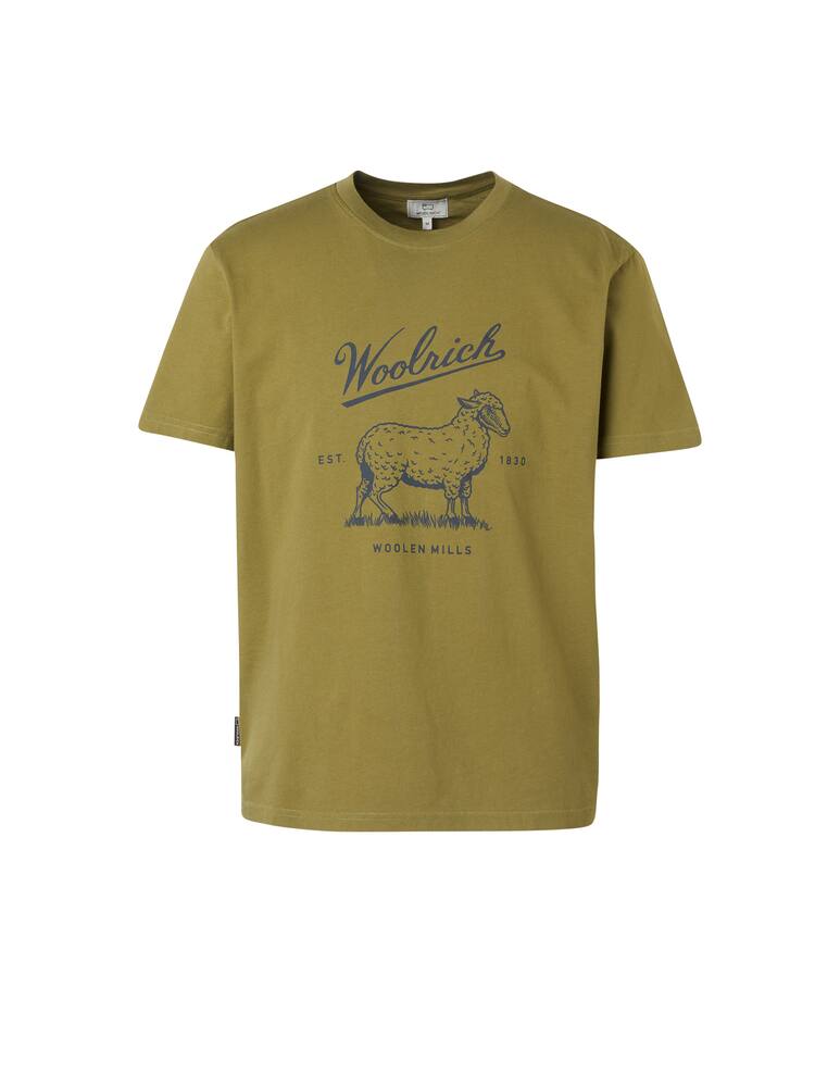 rinascente Woolrich Vintage sheep t-shirt - green