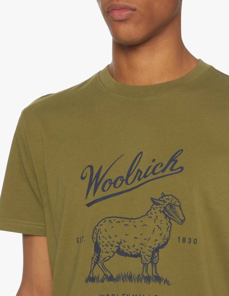 rinascente Woolrich Vintage sheep t-shirt - green