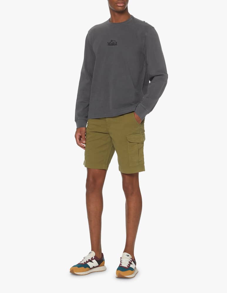 Woolrich Light washed roundneck sweatshirt - black - picture 2 Woolrich Light washed roundneck sweatshirt - black - picture 2