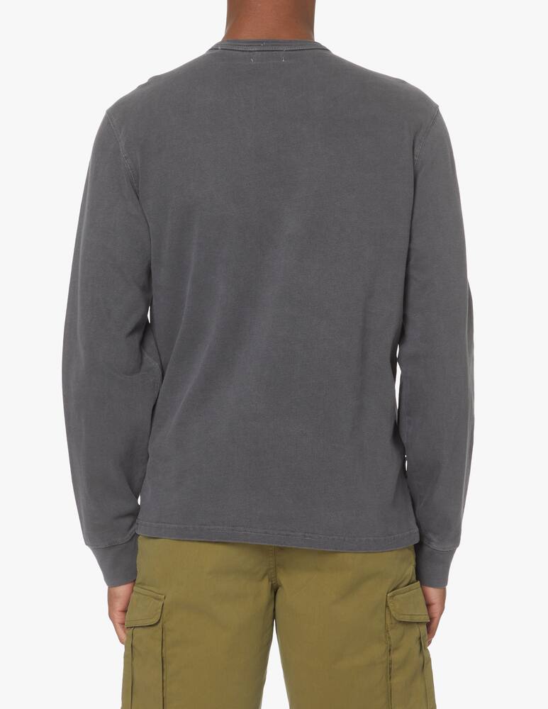 Woolrich Light washed roundneck sweatshirt - black - picture 4 Woolrich Light washed roundneck sweatshirt - black - picture 4