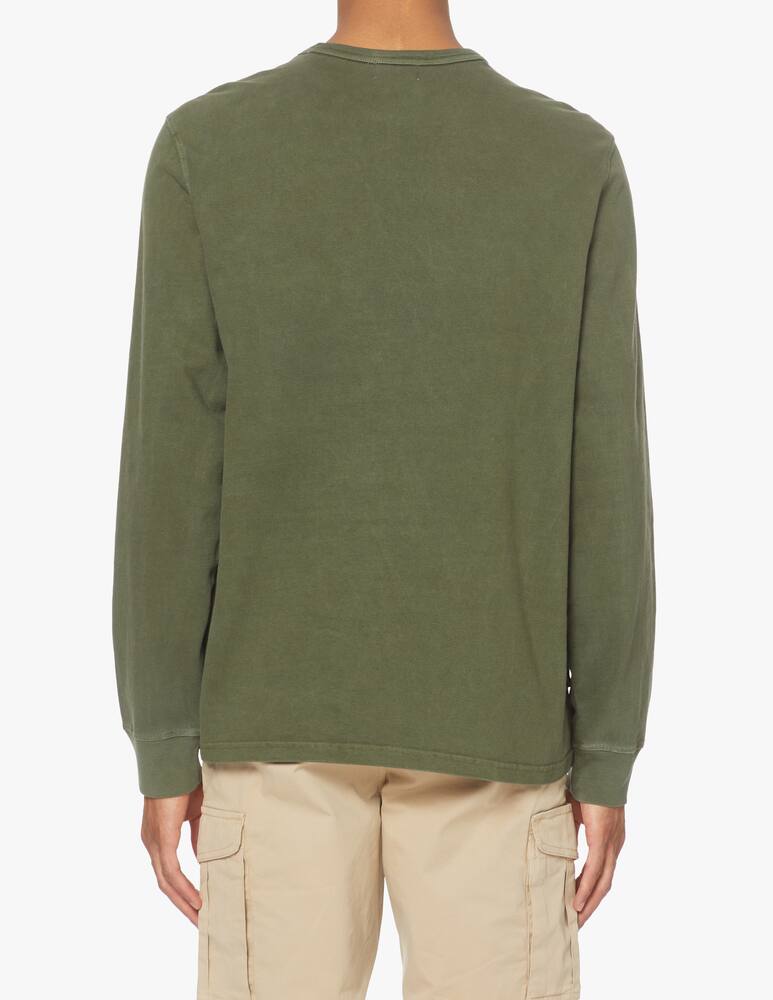 rinascente Woolrich Light washed roundneck sweatshirt - green