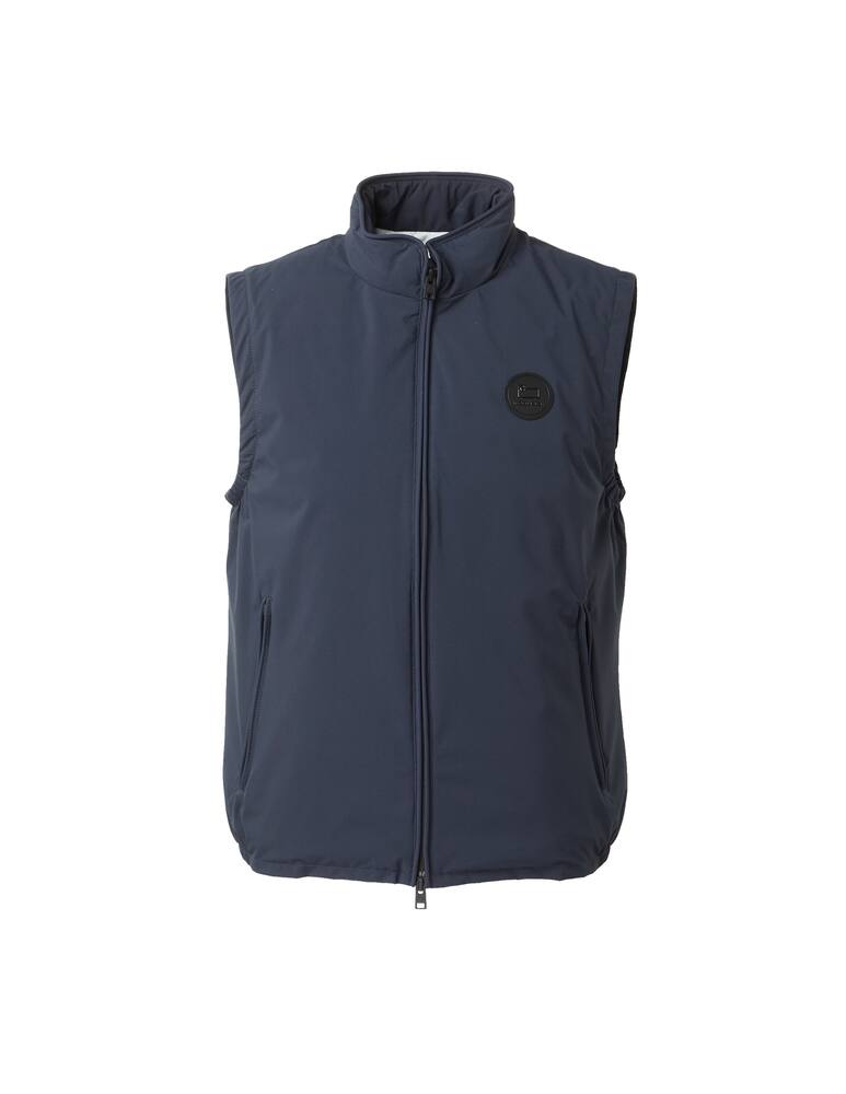 rinascente Woolrich Light padded plain vest - blue