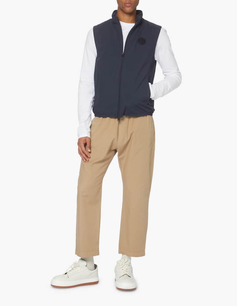 rinascente Woolrich Light padded plain vest - blue