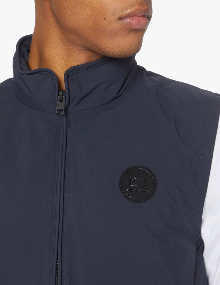 rinascente Woolrich Light padded plain vest - blue