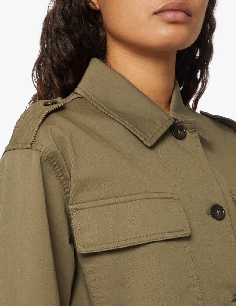 rinascente Woolrich Cotton overshirt jacket - olive