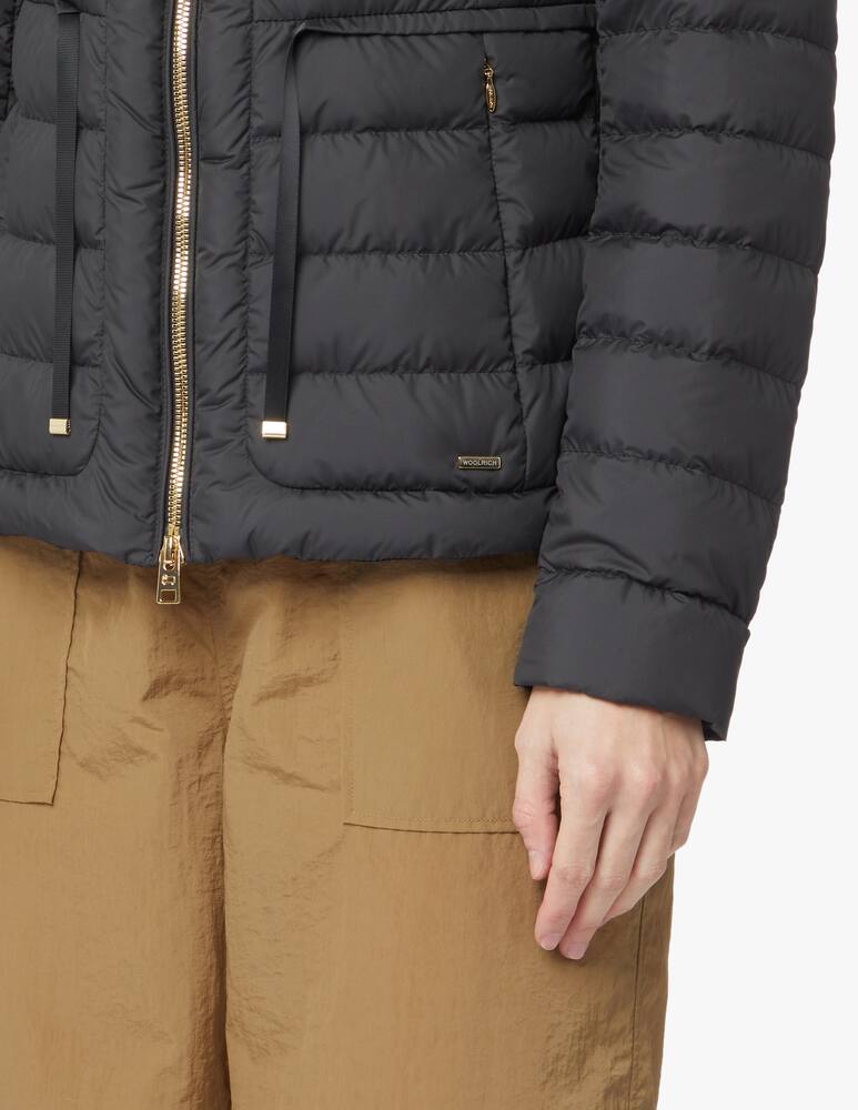 rinascente Woolrich Giacca piumino 100 gr con coulisse - nero