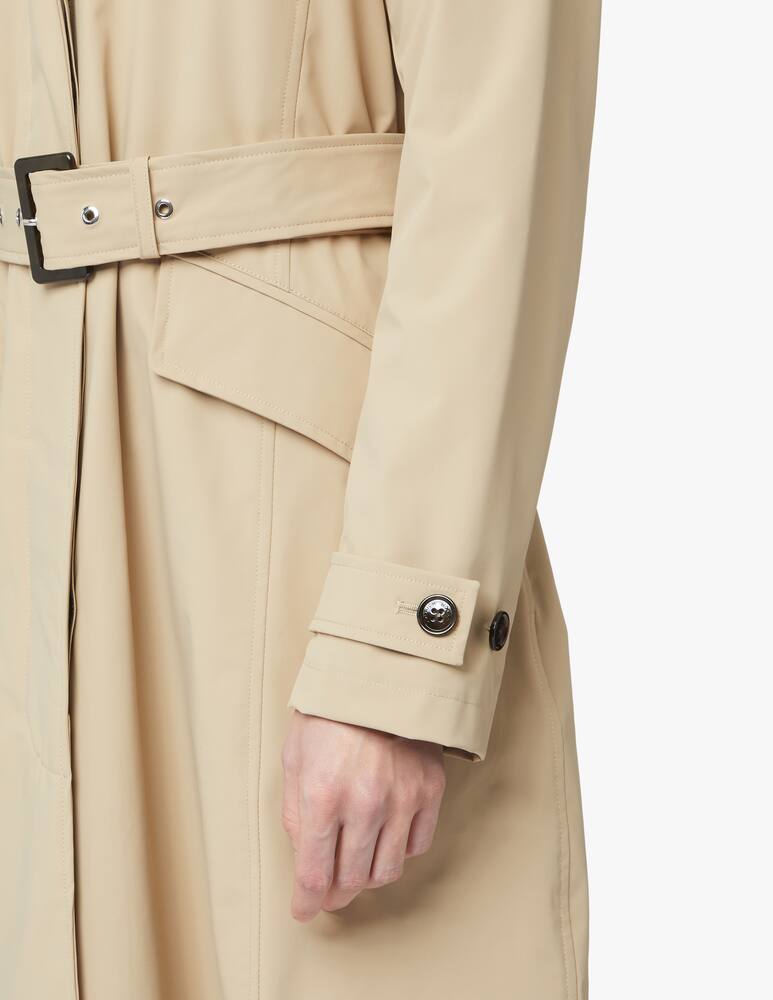 rinascente Woolrich Fayette hooded trench coat - beige
