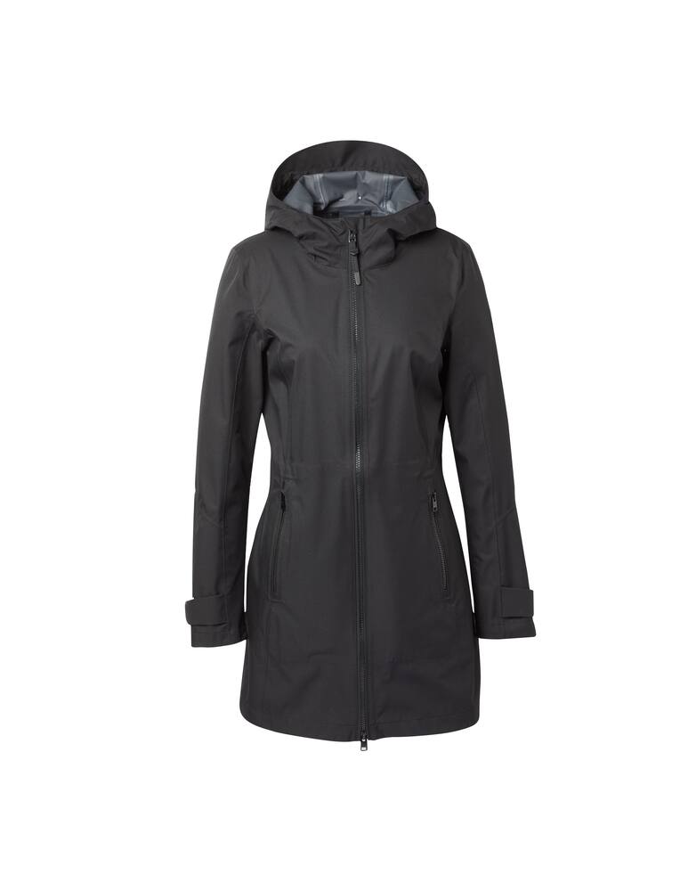 rinascente Woolrich Giacca impermeabile lunga con cappuccio - nero