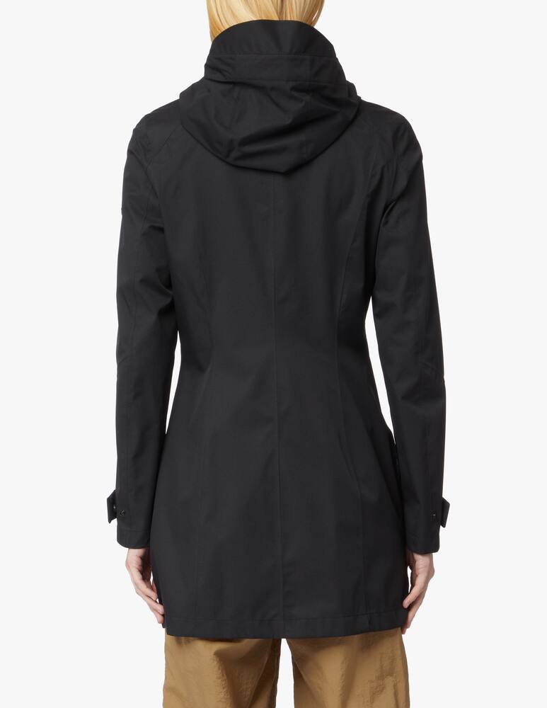 rinascente Woolrich Giacca impermeabile lunga con cappuccio - nero