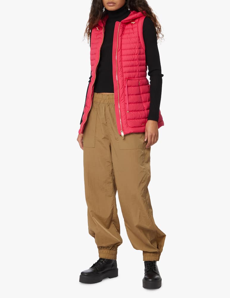 Woolrich Gilet 100 gr con cappuccio - rosa - immagine 2 Woolrich Gilet 100 gr con cappuccio - rosa - immagine 2