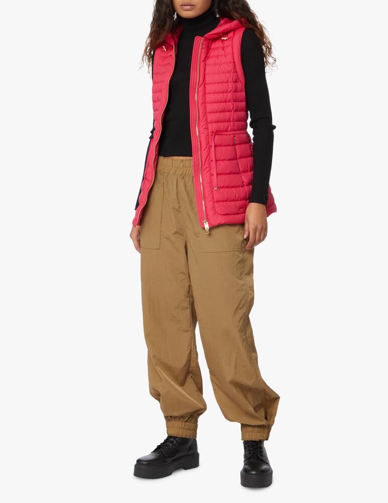 rinascente Woolrich Gilet 100 gr con cappuccio - rosa