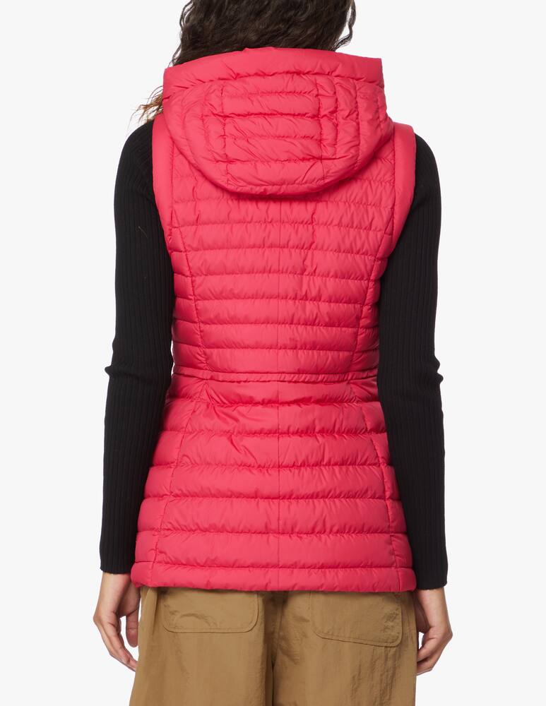 rinascente Woolrich Gilet 100 gr con cappuccio - rosa