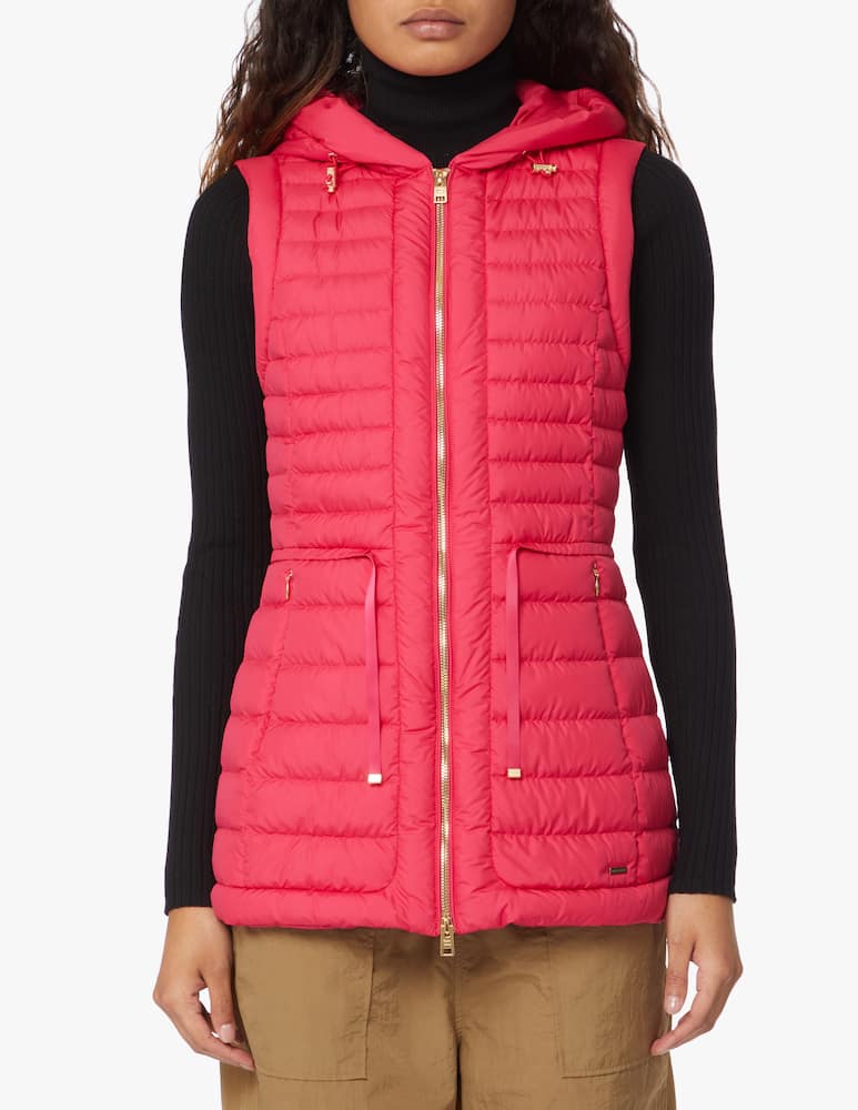 Woolrich Gilet 100 gr con cappuccio - rosa - immagine 1 Woolrich Gilet 100 gr con cappuccio - rosa - immagine 1