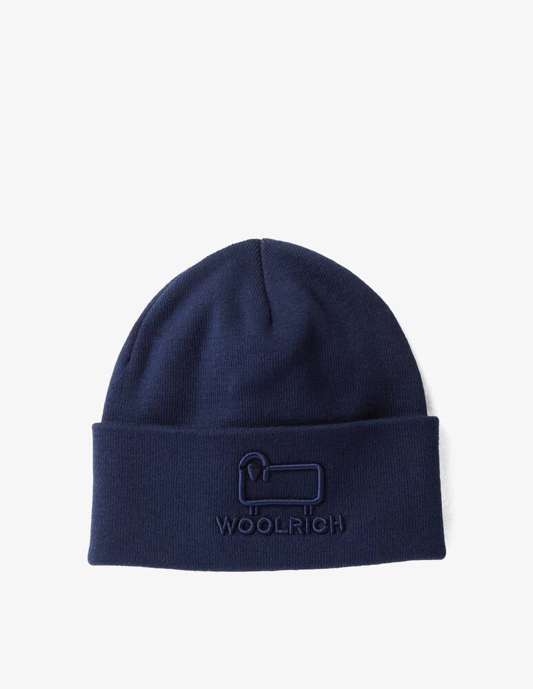 rinascente Woolrich Logo beanie - Blue