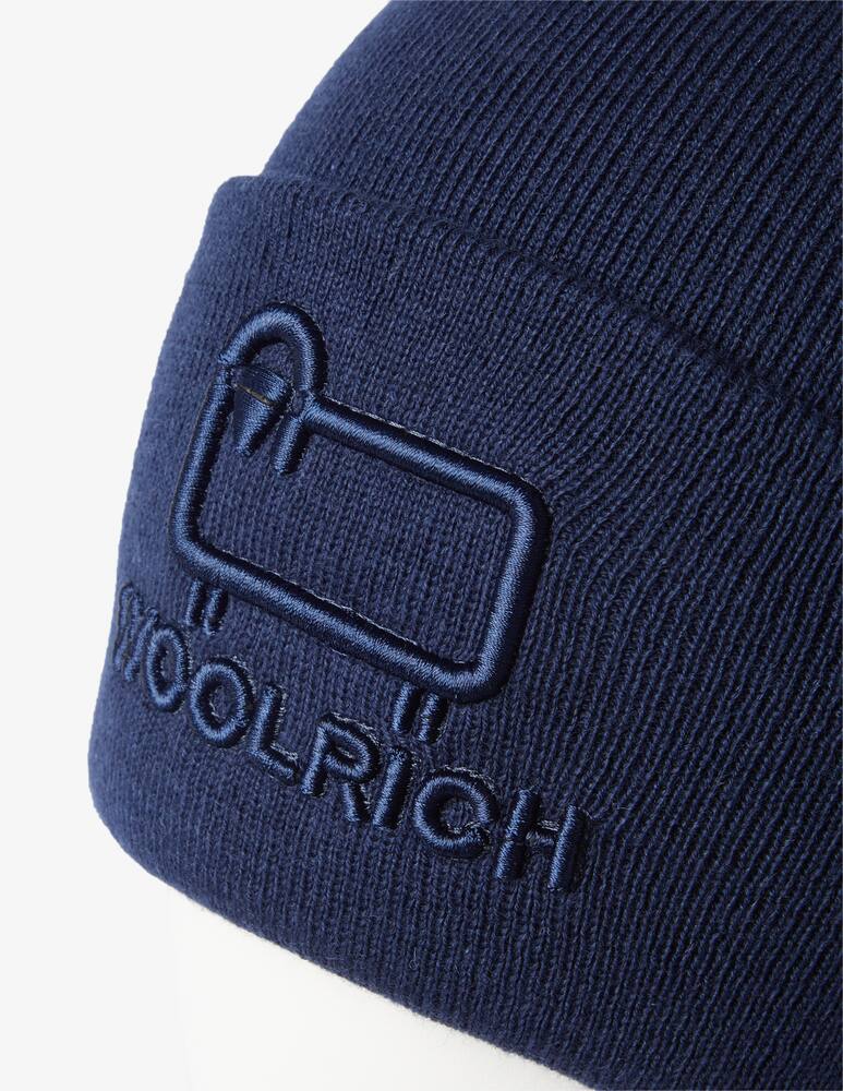rinascente Woolrich Logo beanie - Blue