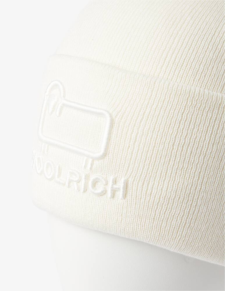 Woolrich Cappello beanie con logo - Bianco - immagine 4 Woolrich Cappello beanie con logo - Bianco - immagine 4