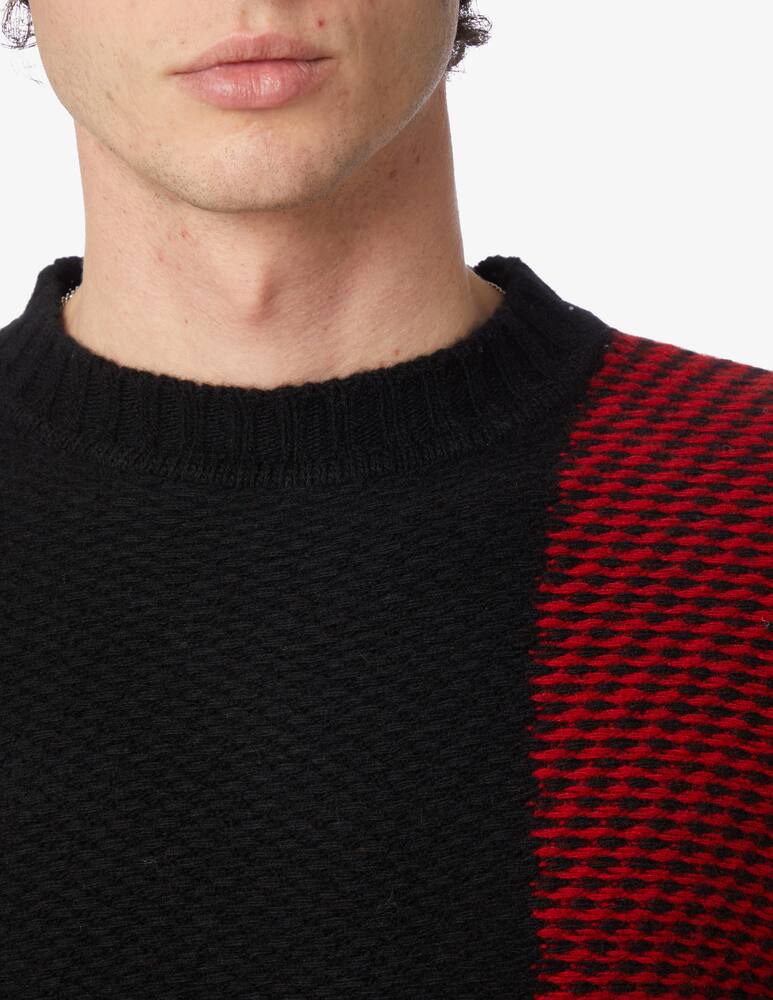Woolrich Check crewneck jumper - Red - picture 4 Woolrich Check crewneck jumper - Red - picture 4