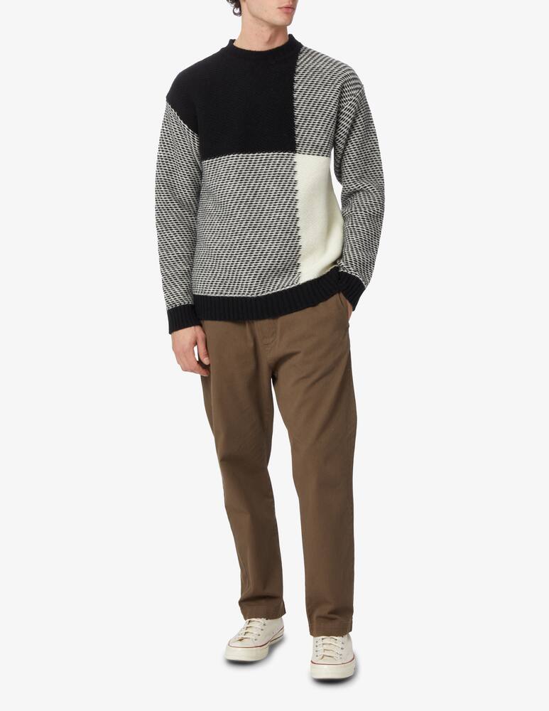 rinascente Woolrich Maglia girocollo a quadri - Nero