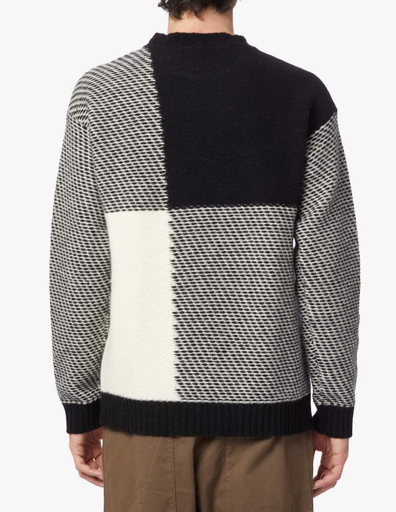 rinascente Woolrich Maglia girocollo a quadri - Nero