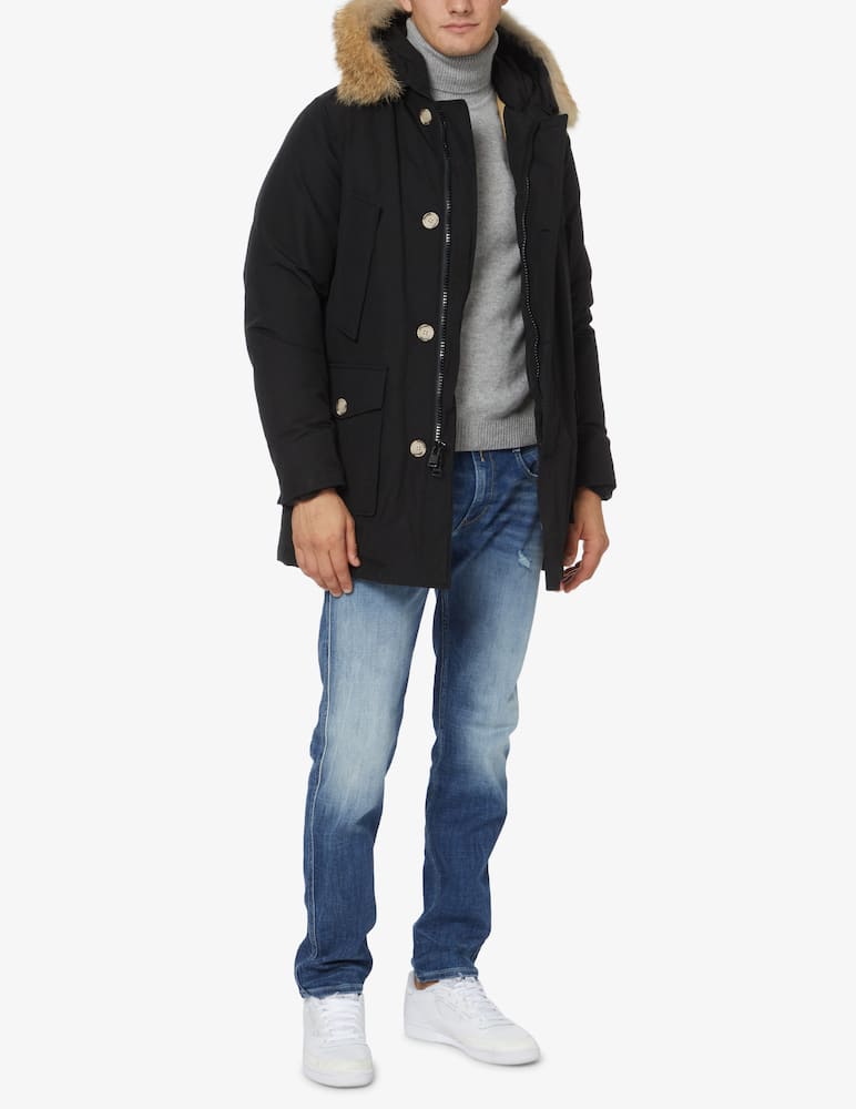rinascente Woolrich Parka arctic con pelliccia - Nero