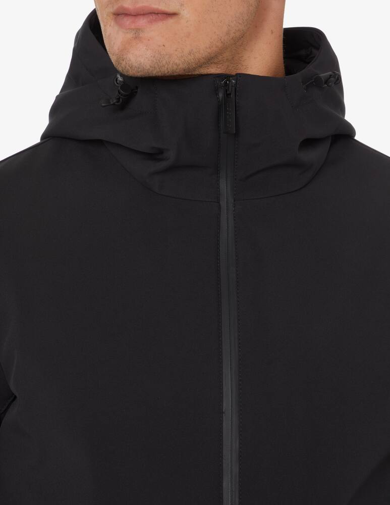 rinascente Woolrich Shell hooded short jacket - Black