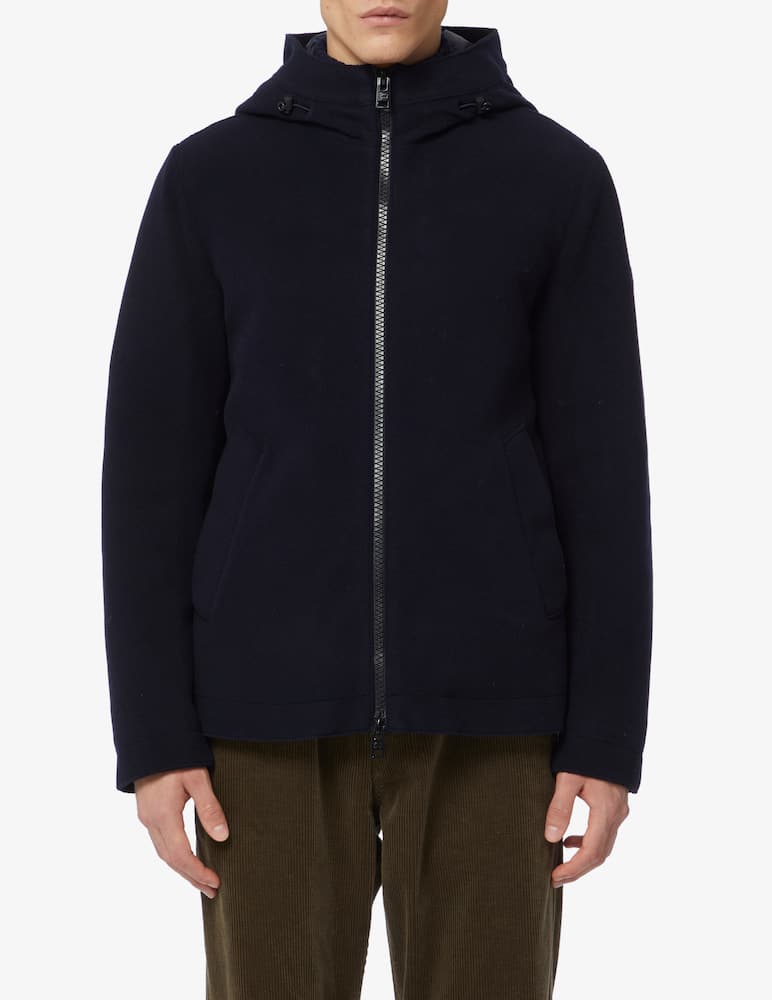 rinascente Woolrich Giacca in lana con cappuccio - Blu