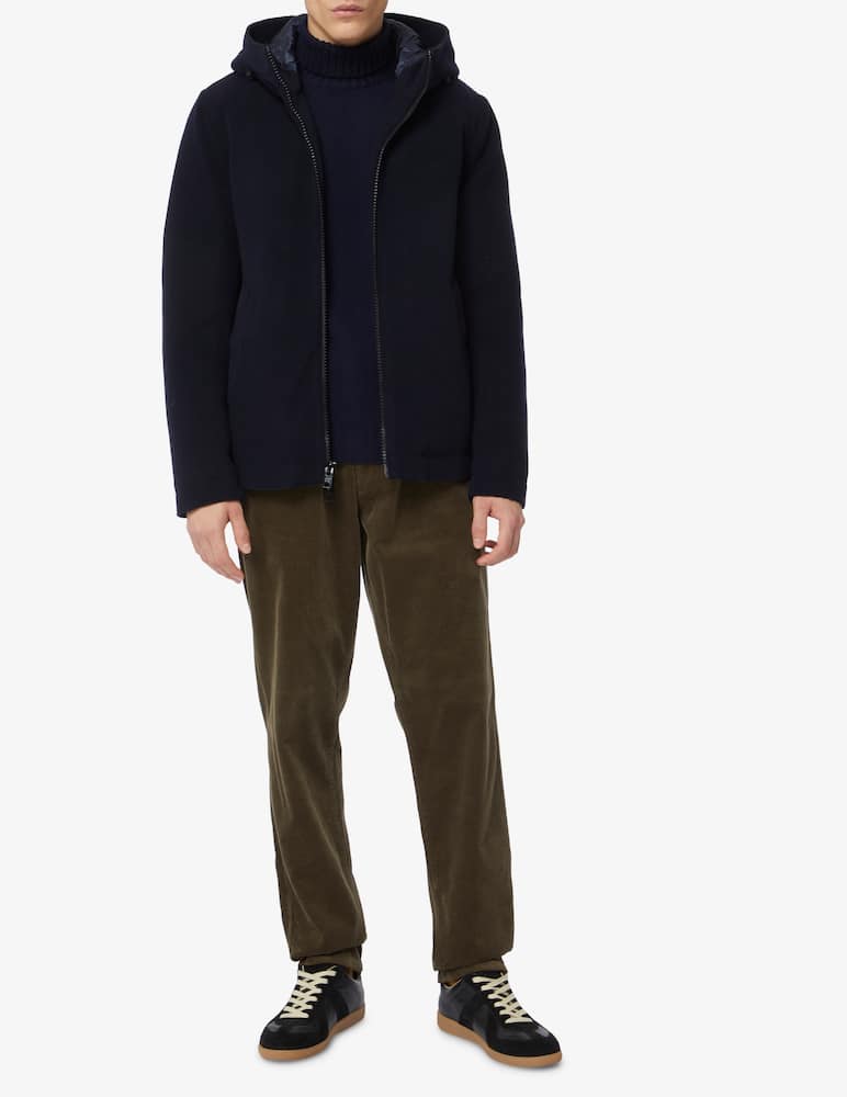 rinascente Woolrich Giacca in lana con cappuccio - Blu