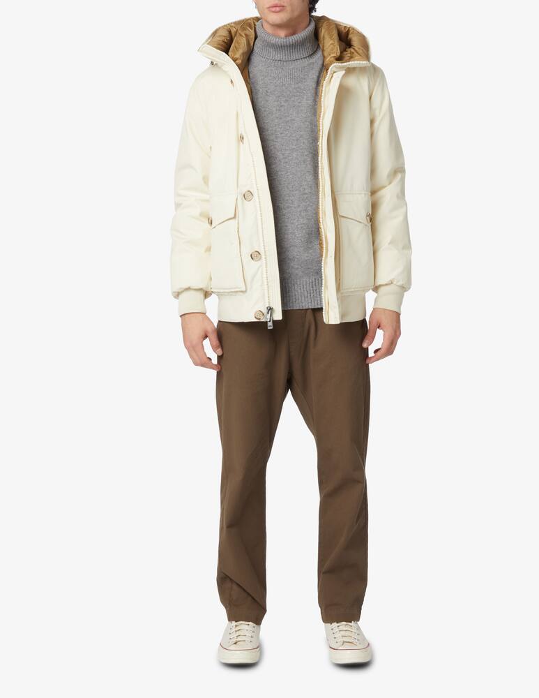 rinascente Woolrich Bomber hooded jacket - Beige
