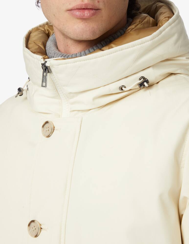 rinascente Woolrich Bomber hooded jacket - Beige