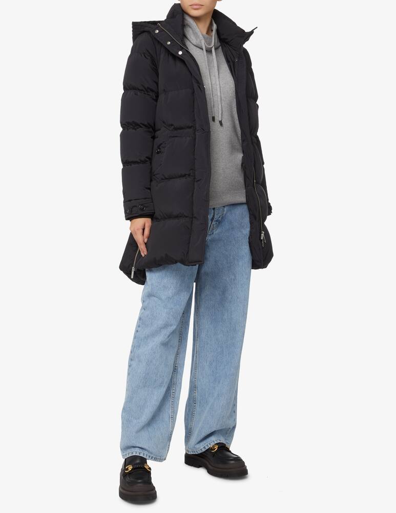 rinascente Woolrich Alsea hooded padded parka coat - Black