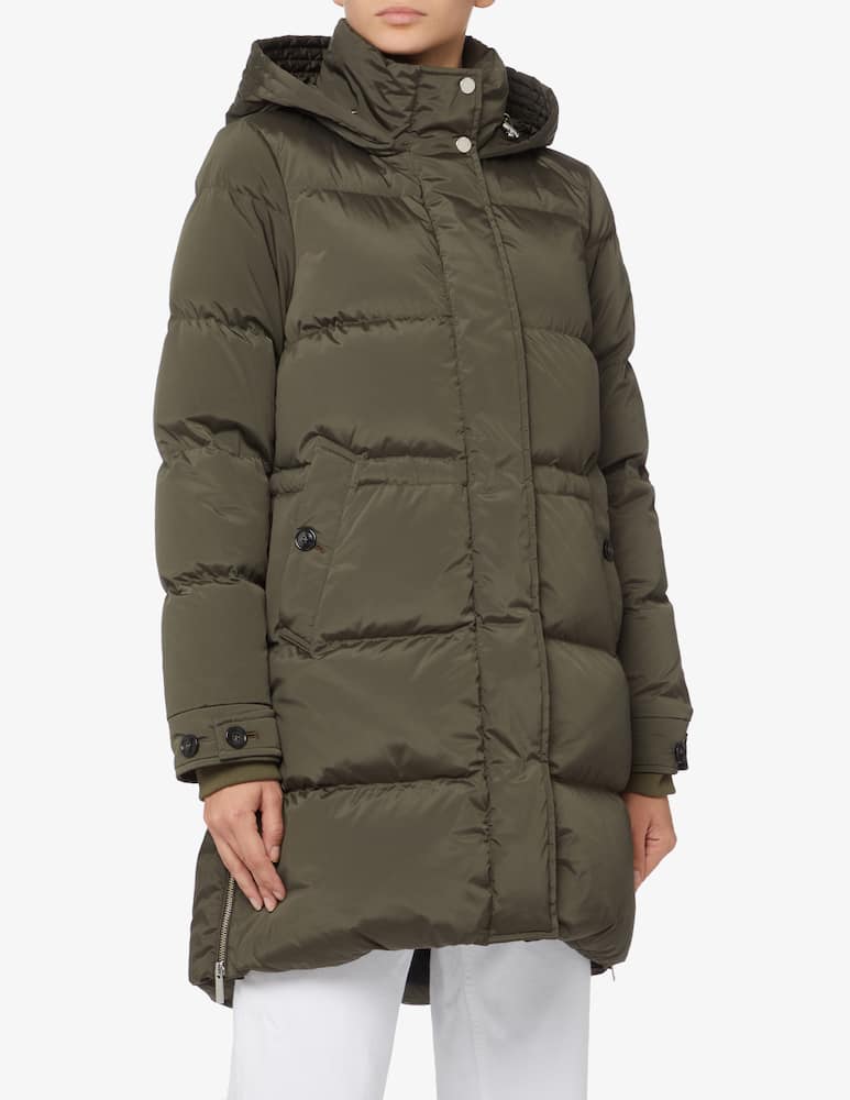 Woolrich Alsea hooded padded parka coat - Olive - picture 1 Woolrich Alsea hooded padded parka coat - Olive - picture 1
