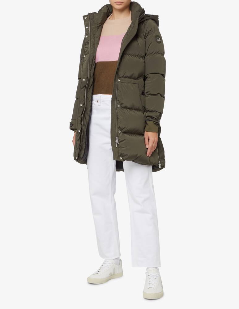 Woolrich Alsea hooded padded parka coat - Olive - picture 2 Woolrich Alsea hooded padded parka coat - Olive - picture 2