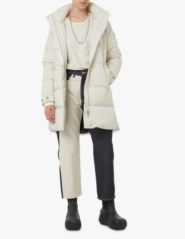 Woolrich Cappotto parka imbottito con cappuccio Alsea - Bianco - immagine 2 Woolrich Cappotto parka imbottito con cappuccio Alsea - Bianco - immagine 2
