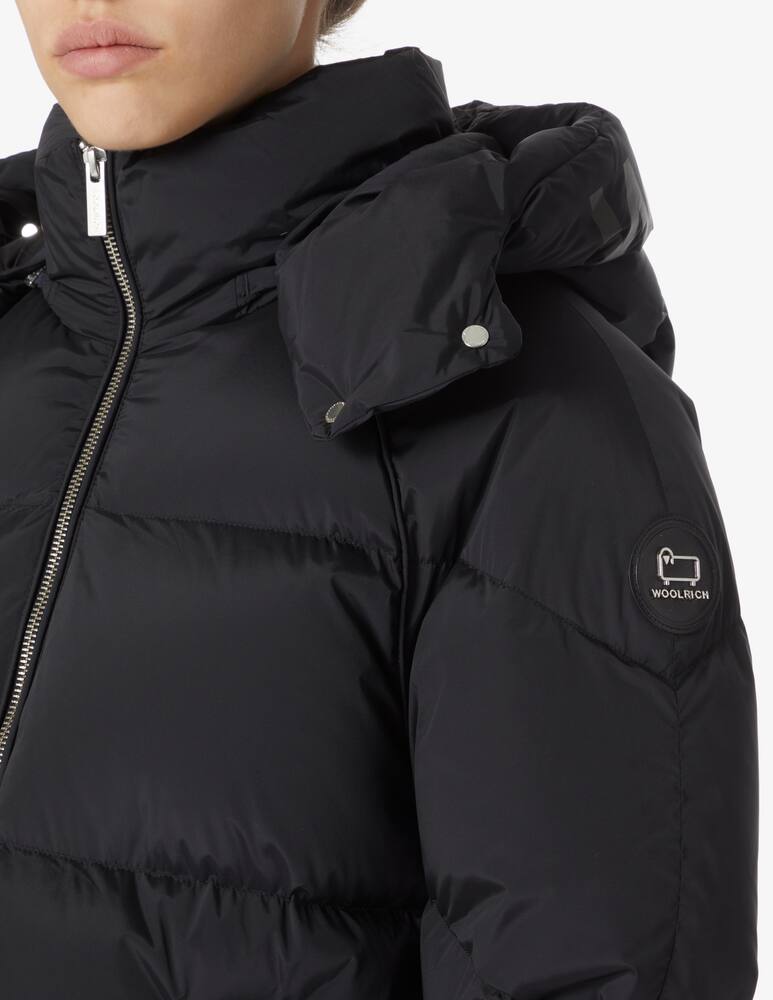 rinascente Woolrich Alsea hooded padded coat - Black