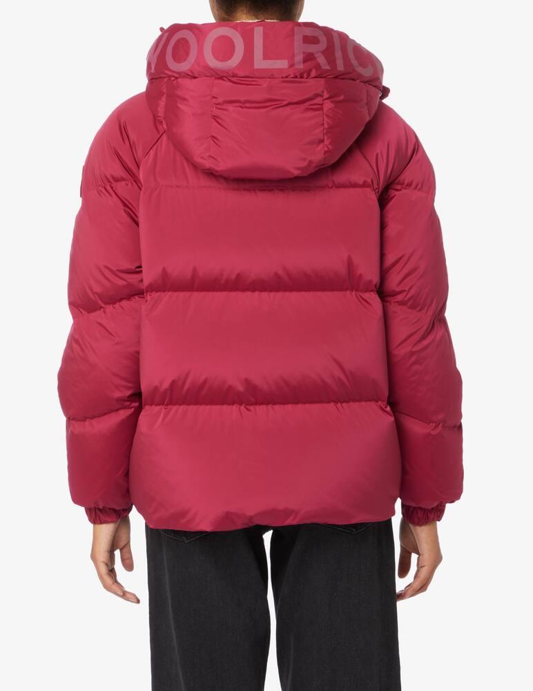 rinascente Woolrich Cappotto parka corto imbottito con cappuccio Alsea - Rosso