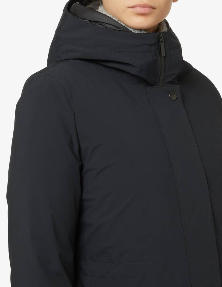 rinascente Woolrich Cappotto maxi military 3in1 - Nero