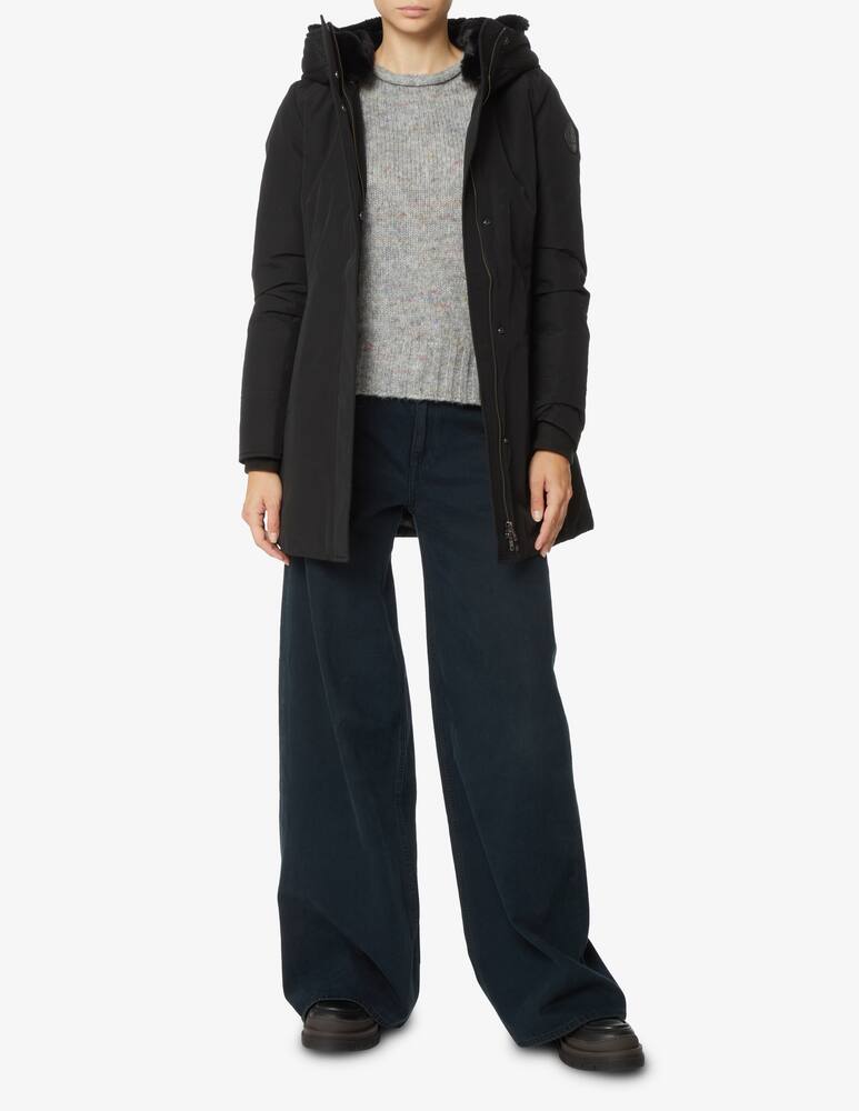 rinascente Woolrich Cappotto parka eco in misto cotone Boulder - Nero