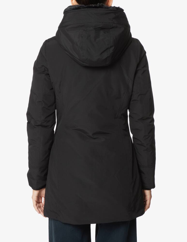 rinascente Woolrich Cappotto parka eco in misto cotone Boulder - Nero