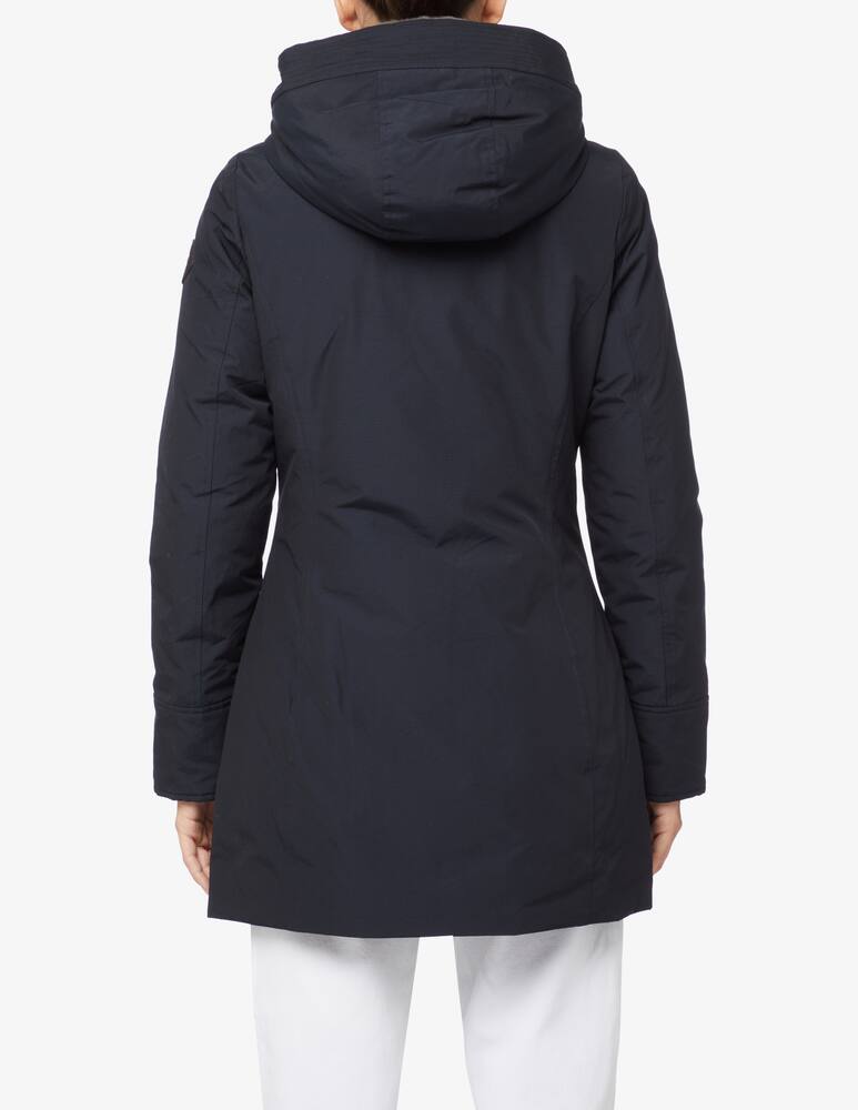 rinascente Woolrich Boulder cotton blend parka eco coat - Blue