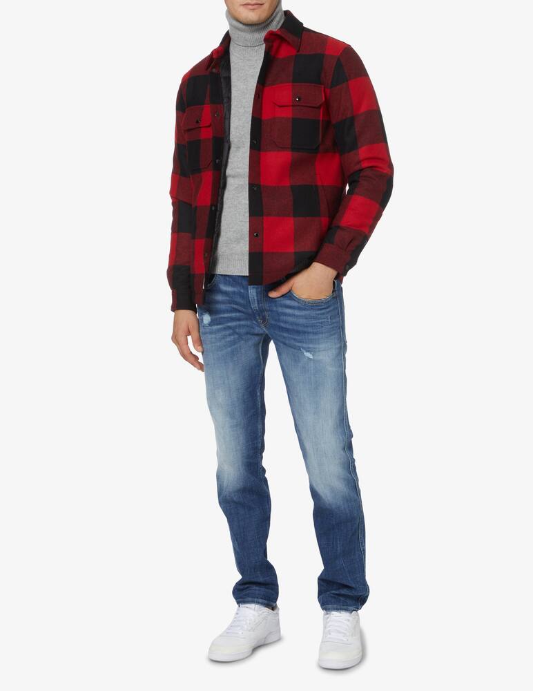 rinascente Woolrich Padded checked overshirt - Red