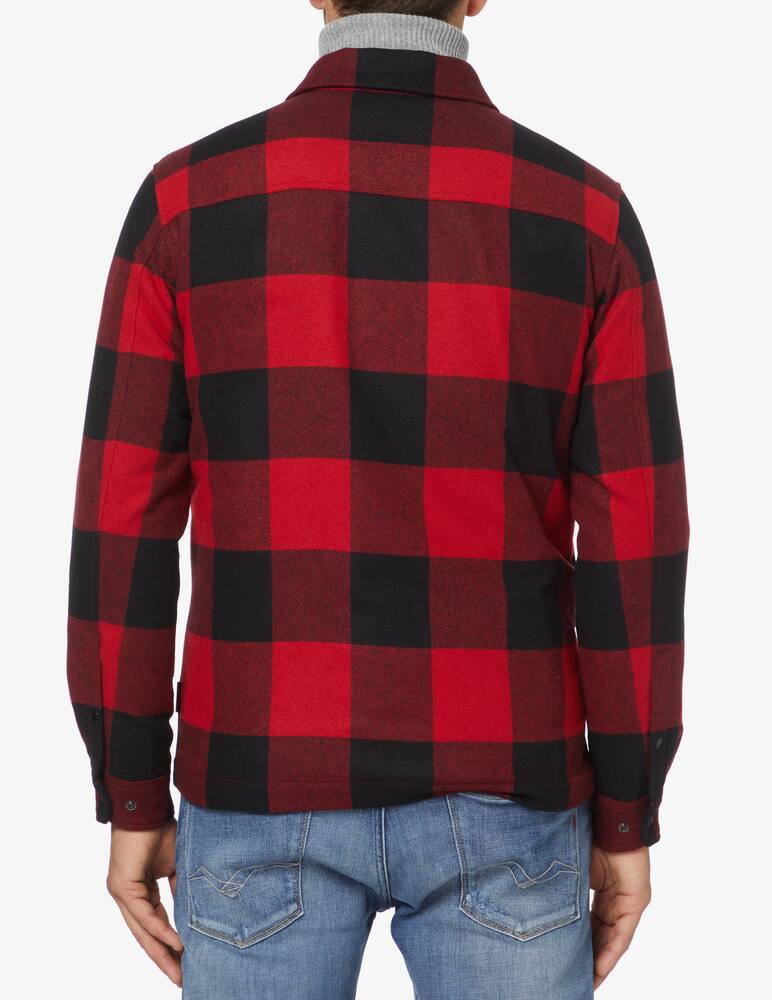 rinascente Woolrich Padded checked overshirt - Red