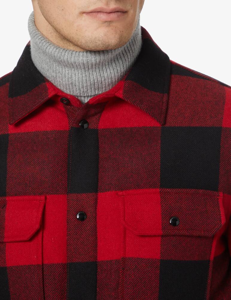 rinascente Woolrich Padded checked overshirt - Red
