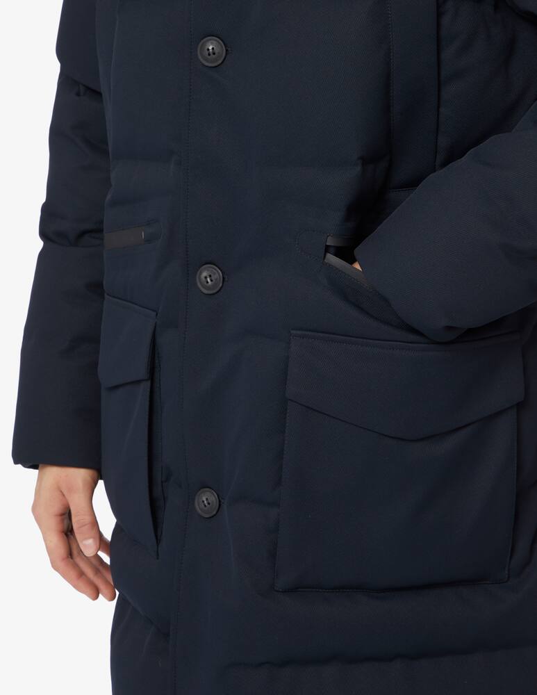 rinascente Woolrich Seam sealed parka - Blue