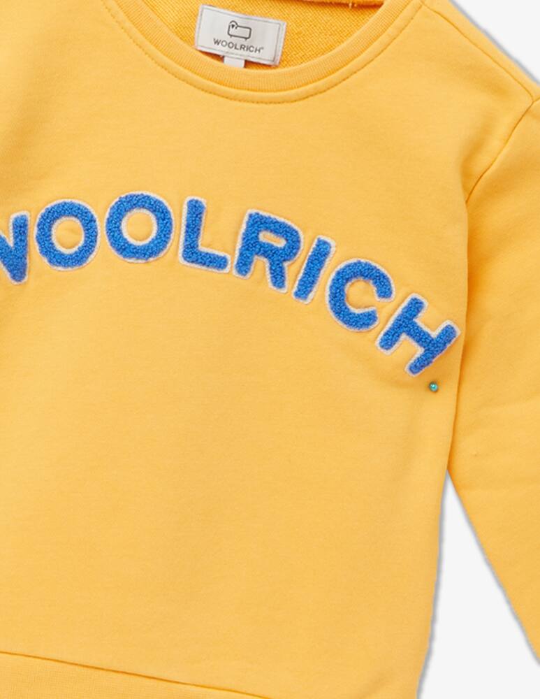 rinascente Woolrich Felpa in cotone con logo varsity