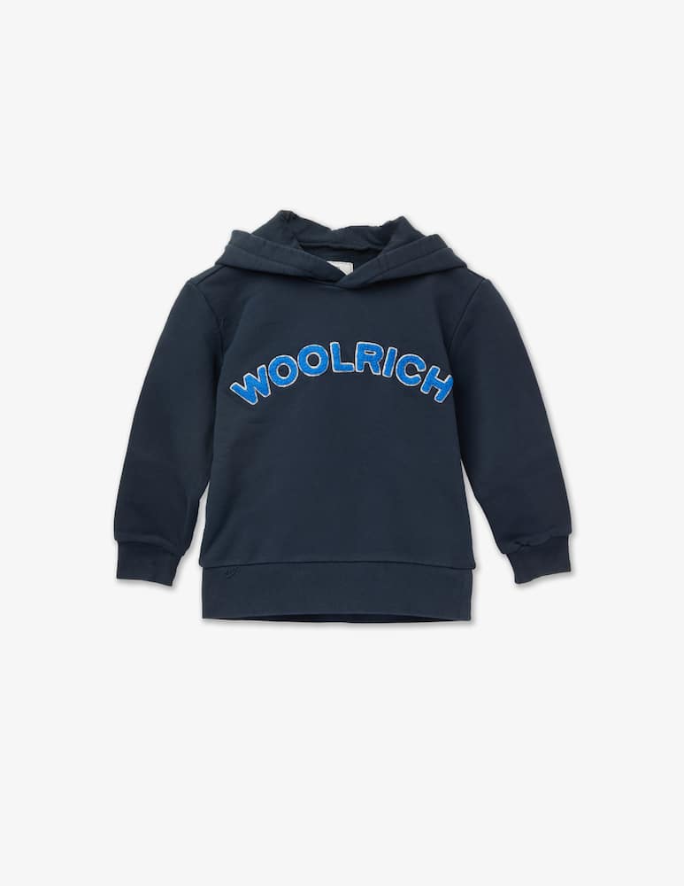 Woolrich Felpa con cappuccio in cotone Varsity - immagine 1 Woolrich Felpa con cappuccio in cotone Varsity - immagine 1