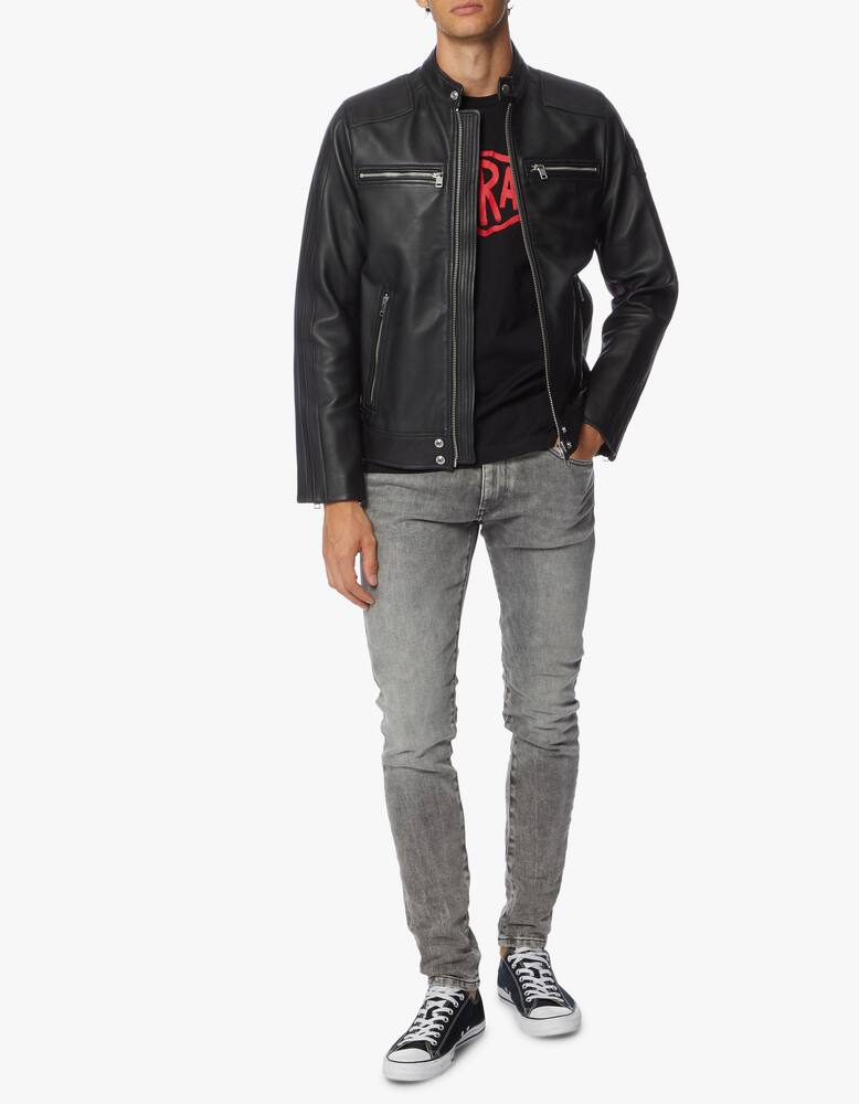 rinascente Diesel Leather biker jacket